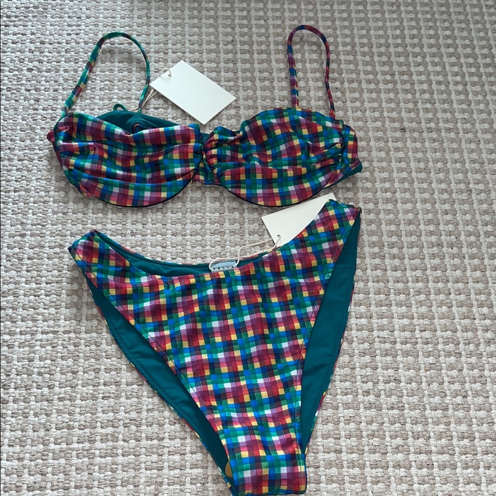 Fella Pantelleria Bikini Gabriel Top (M but fits like a S) + Elvis Bottom (S)